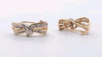 Ohrringe 585 Gold mit 1,8 ct Diamanten - Bild 4