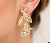 Ohrringe 750 Gold 1,16 ct Diamant - Bild 1