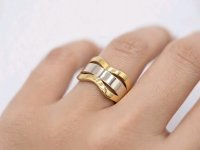 Ring 585 Gelbgold Ehering Verlobungsring - Bild 1