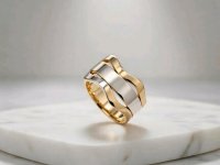 Ring 585 Gelbgold Ehering Verlobungsring - Bild 3