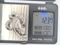 Anhänger 750 Gold Blume 0,67 ct Diamant - Bild 9