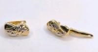 Creolen 585 Gelbgold 14 Karat Ohrringe - Bild 2