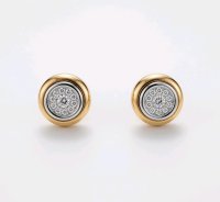Diamant-Creolen 585 Gold mit 0,7 ct - Bild 2