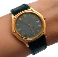Ebel Classic Wave 1911 Herrenuhr 750 Gold - Bild 3