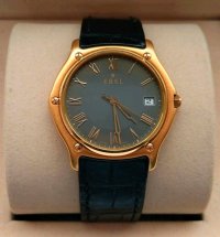 Ebel Classic Wave 1911 Herrenuhr 750 Gold - Bild 7