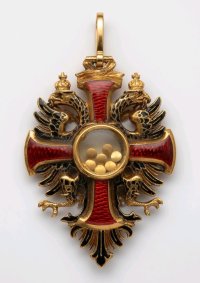750 Gold Anhänger Adler Kreuz 0,5 ct Diamant - Bild 3