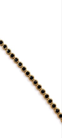 Tennisarmband 585 Gold 2,5 ct Turmaline - Bild 2