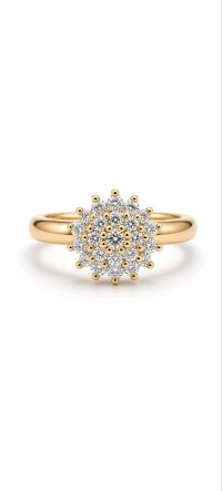 Diamant-Ring 585 Gelbgold 0,46 ct Verlobungsring - Bild 4