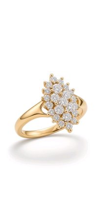 Verlobungsring 585 Gold 0,56 ct Diamant - Bild 2