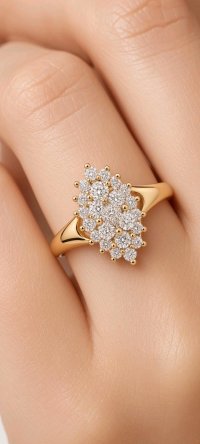 Verlobungsring 585 Gold 0,56 ct Diamant - Bild 4
