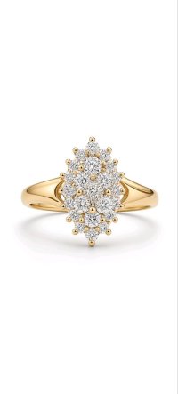 Verlobungsring 585 Gold 0,56 ct Diamant - Bild 5