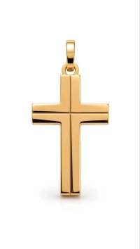 Anhänger Kreuz 750 Gold Jesus Christus Maria - Bild 3