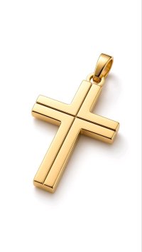 Anhänger Kreuz 750 Gold Jesus Christus Maria - Bild 4