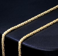 Königskette 585 Gold 14K massiv 52 cm - Bild 5