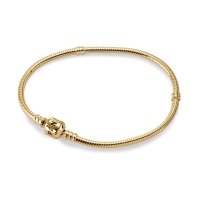 Pandora Charm-Armband 585 Gelbgold 18 cm mit Box - Bild 4