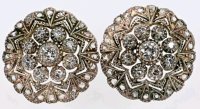Ohrringe 585 Gold Diamanten 1,4ct Antik - Bild 5