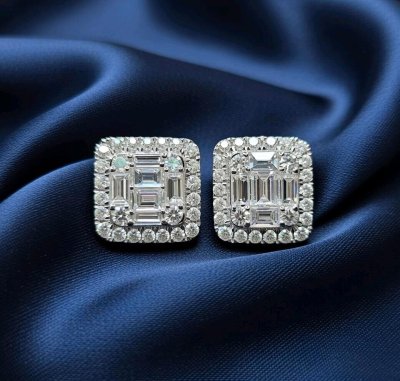 Creolen 585 Gelbgold 0,82 ct Diamant F-H VVS