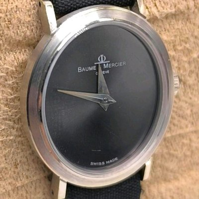 Baume & Mercier Vintage Uhr 750 Weißgold
