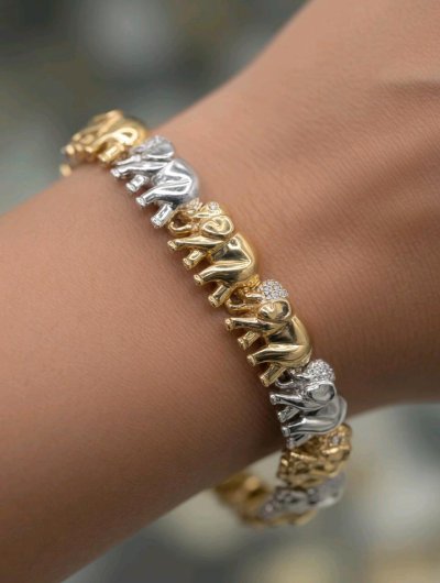 WEMPE Armreif 750 Gold 0,8 ct Diamant