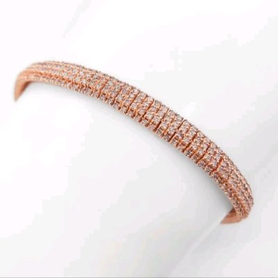 Tennisarmband 585 Gold 3,54 ct Diamanten