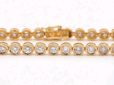 Tennisarmband 750 Gold 2,24 ct Diamant