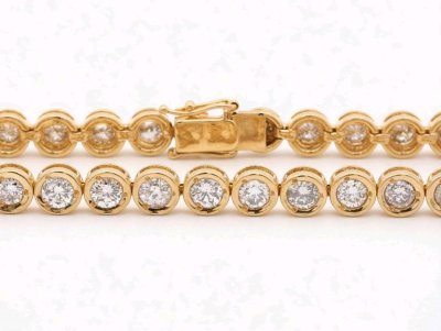 Tennisarmband 750 Gold 2,85 ct Diamant