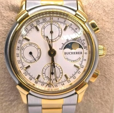 Carl F. Bucherer Chronograph Edelstahl mit Box