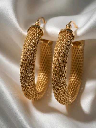 Ohrstecker Creolen 585 Gelbgold 14 Karat