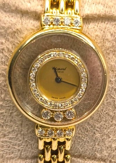 Chopard Happy Diamonds Armbanduhr mit Box & Papieren