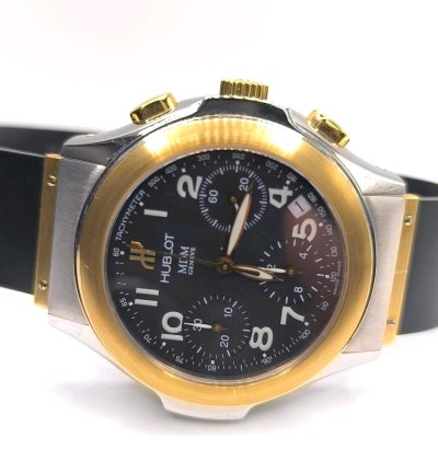 Hublot MDM Chronograph 750 Gold mit Box