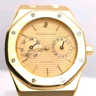 Herrenuhr 750 Gelbgold Audemars Piguet Royal Oak