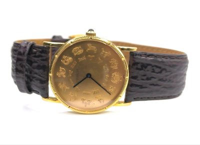 Corum Zodiac 750 Gold Uhr mit Originalbox