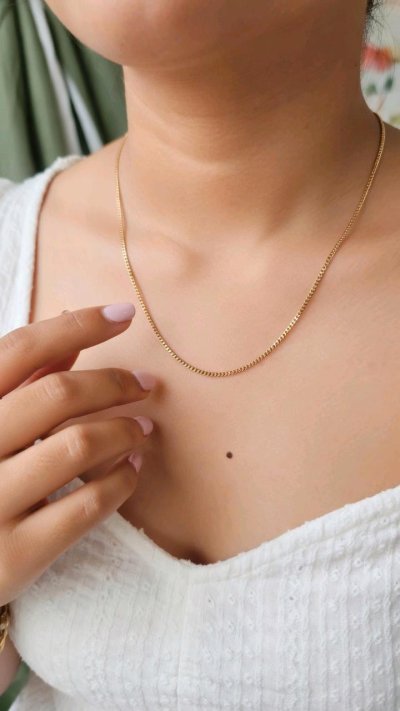 Goldkette 750 Gold massiv 4 mm 60 cm