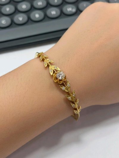 Tennisarmband 750 Gold Diamant 1,6 ct F-H VVS