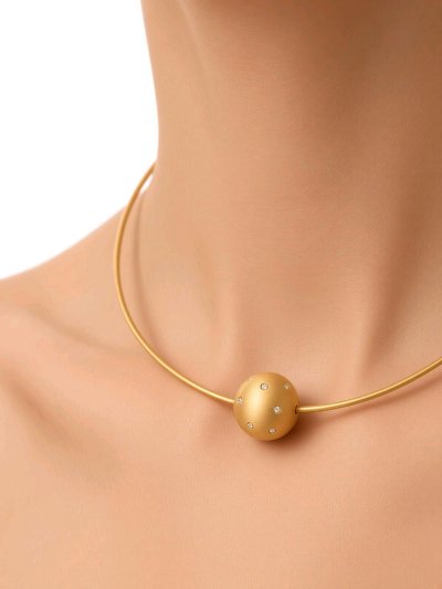 Niessing Collier 750 Gold Diamant 0,24 ct