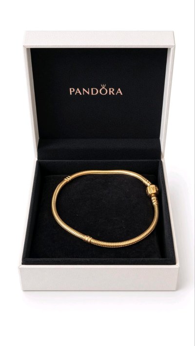 Pandora Charm-Armband 585 Gelbgold 18 cm mit Box